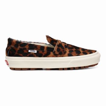 Damske Slip On Tenisky Vans Calf Hair Style 53 Biele VA45YTGVD